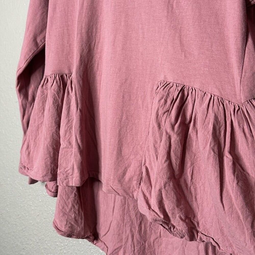 Zara Girls Long Sleeve Pink Top - Picture 2 of 4